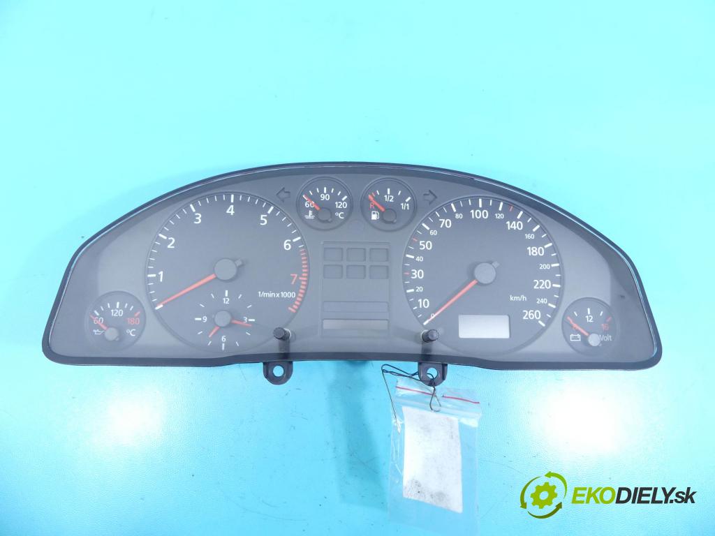 Audi A4 B5 1994-2001 2.4 V6 165 HP manual 121 kW 2393 cm3 4- prístrojovka/ budíky 8D0919861D (Prístrojové dosky, displeje)