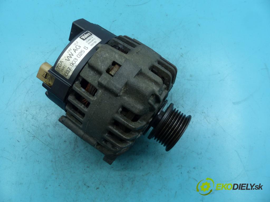 Vw Polo III 6N 1994-2001 1.4 16v 75 HP manual 55 kW 1390 cm3 3- Alternator 037903025S (Alternátory)