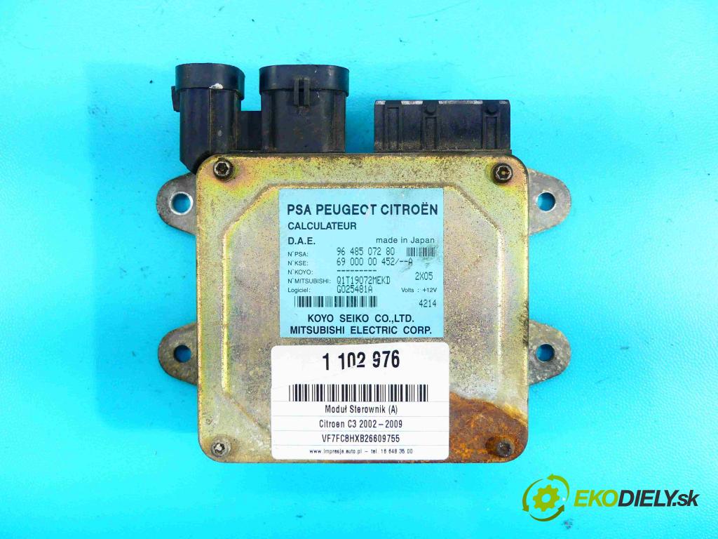 Citroen C3 2002-2009 1.4 hdi 68 HP manual 50 kW 1399 cm3 5- modul riadiaca jednotka 9648507280 (Ostatné)