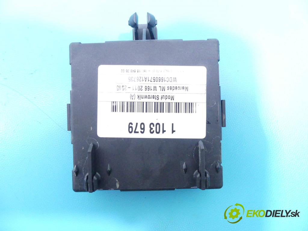 Mercedes ML W166 2011-2015 3.5 V6 306KM automatic 225 kW 3498 cm3 5- modul riadiaca jednotka A1669006005 (Ostatné)