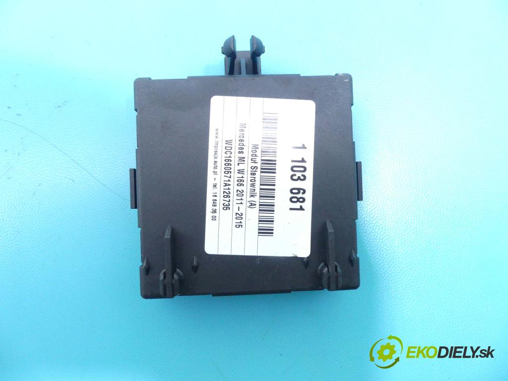 Mercedes ML W166 2011-2015 3.5 V6 306KM automatic 225 kW 3498 cm3 5- modul riadiaca jednotka A1669005705 (Ostatné)