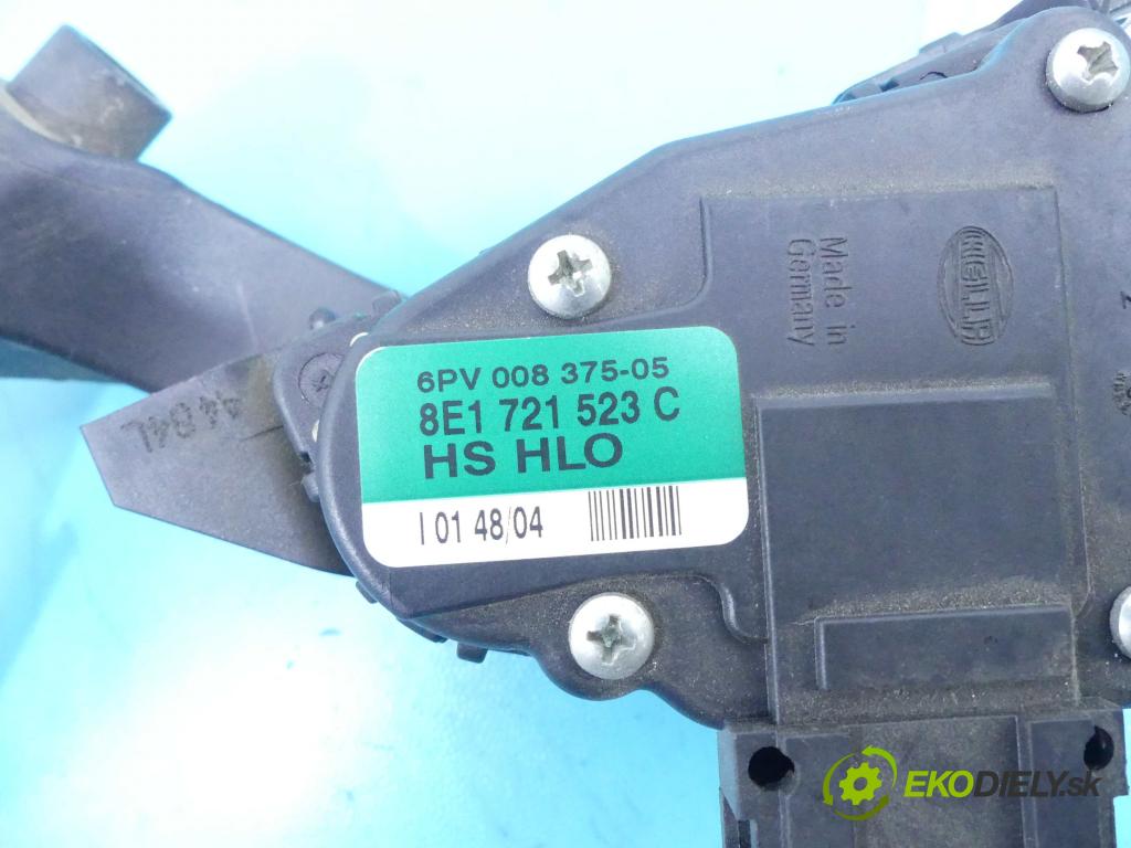Audi A4 B7 2004-2008 2.0 tdi 136 HP manual 100 kW 1968 cm3 4- pedále 8E1721523C (Pedále)