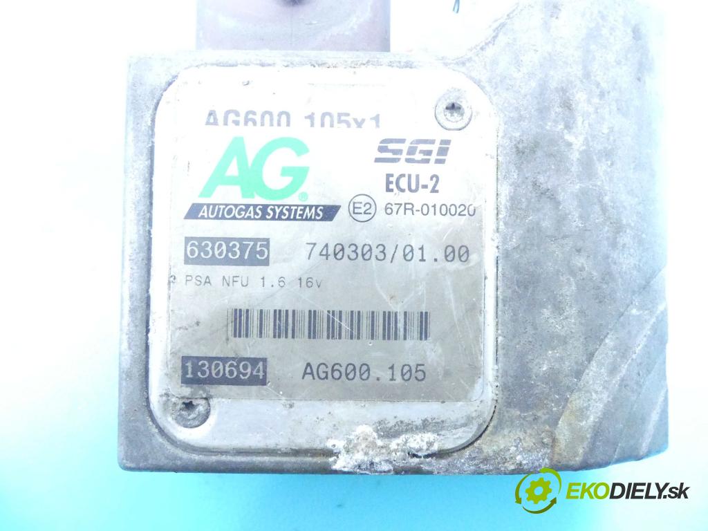 Peugeot 307 1.6 16v 109 HP manual 80 kW 1587 cm3 5- modul riadiaca jednotka 67R-010020 (Ostatné)