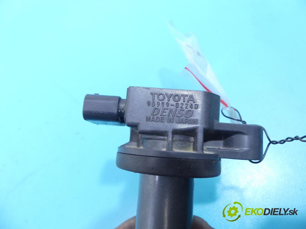 Toyota Yaris I 1999-2005 1.0 vvti 68 HP manual 50 kW 998 cm3 5- cievka zapaľovacia 90919-02240 (Zapaľovacie cievky, moduly)