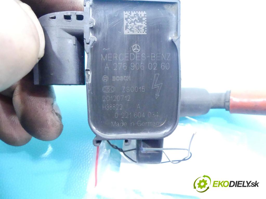 Mercedes ML W166 2011-2015 3.5 V6 306KM automatic 225 kW 3498 cm3 5- cievka zapaľovacia A2769060260 (Zapaľovacie cievky, moduly)