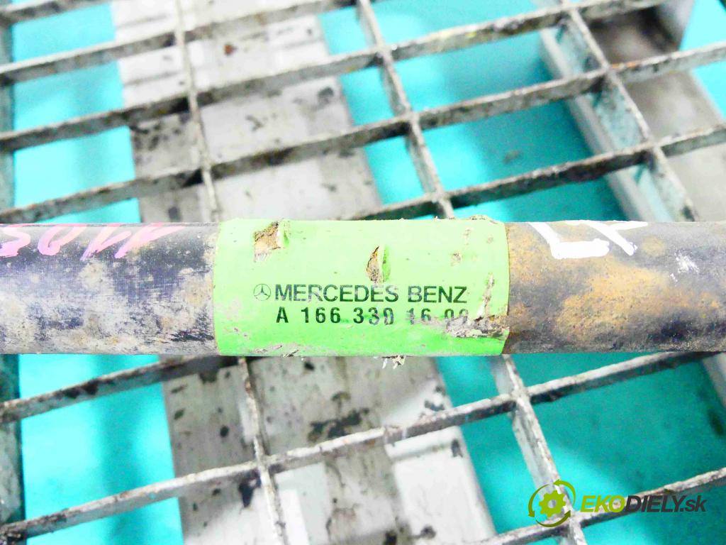 Mercedes ML W166 2011-2015 3.5 V6 306KM automatic 225 kW 3498 cm3 5- poloos ľavé A1663301600 (Poloosy)