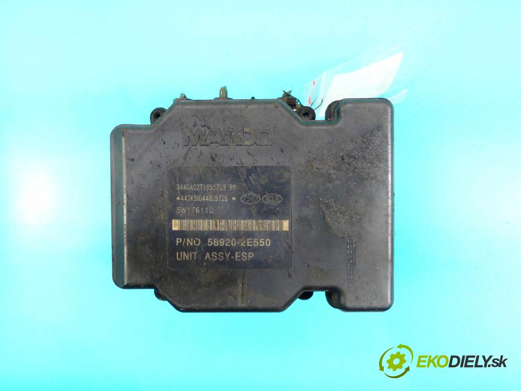 Kia Sportage II 2004-2010 2.0 B 16V 140 HP manual 103 kW 1975 cm3 5- čerpadlo abs 58920-2E550 (Pumpy ABS)