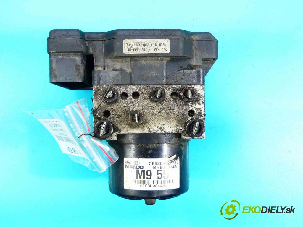 Kia Sportage II 2004-2010 2.0 B 16V 140 HP manual 103 kW 1975 cm3 5- čerpadlo abs 58920-2E550 (Pumpy ABS)