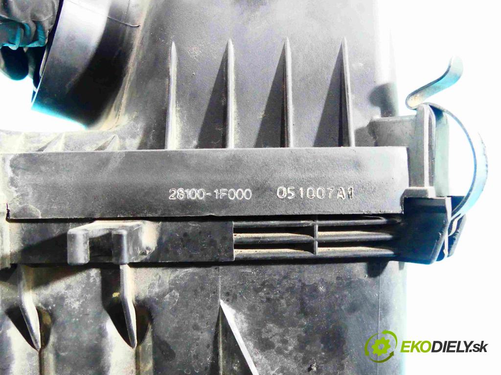 Kia Sportage II 2004-2010 2.0 B 16V 140 hp manual 103 kW 1975 cm3 5- obal filtra vzduchu 28100-1F000 (Kryty filtrů)