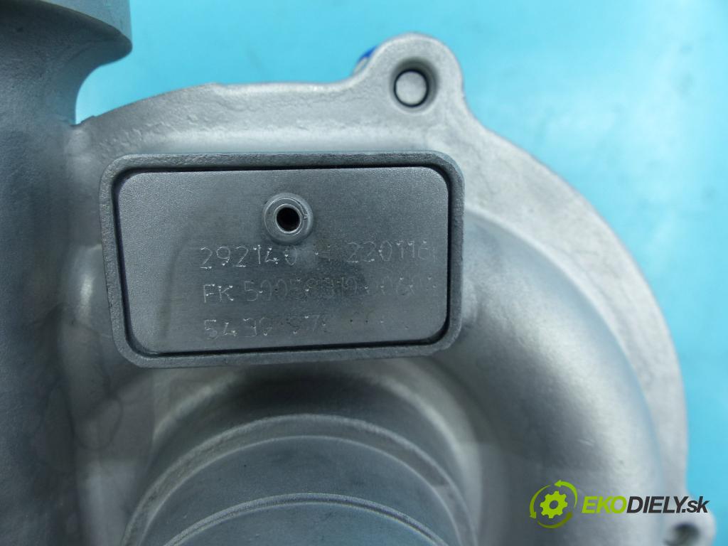 Renault Scenic II 2003-2009 1.5 dci 101 HP manual 74 kW 1461 cm3 5- turbodúchadlo, turbo 54399700002 (Turbodúchadlá (kompletné))