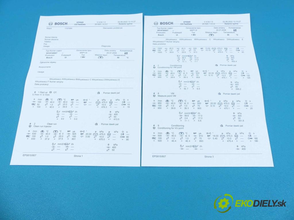 Vw Bora 1.9 tdi 116 HP manual 85 kW 1896 cm3 4- vstrekovacie čerpadlo 0414720007 (Vstrekovače)