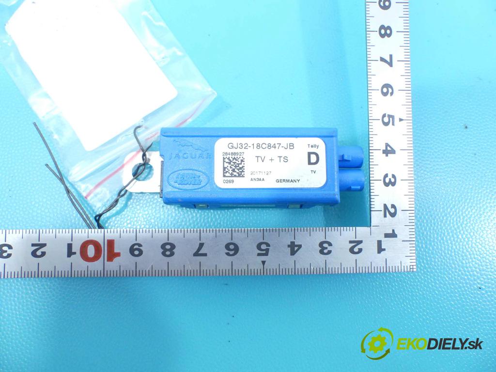 Land rover Discovery Sport 2014-2019 2.0 td 150 HP automatic 110 kW 2000 cm3 5- Zesilovač: GJ32-18C847-JB (Zosilňovače)