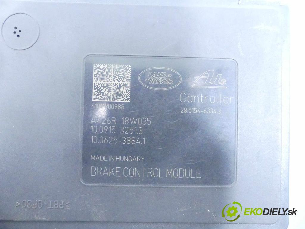 Land rover Discovery Sport 2014-2019 2.0 td 150 HP automatic 110 kW 2000 cm3 5- čerpadlo abs JJ32-2C405-AB (Pumpy ABS)