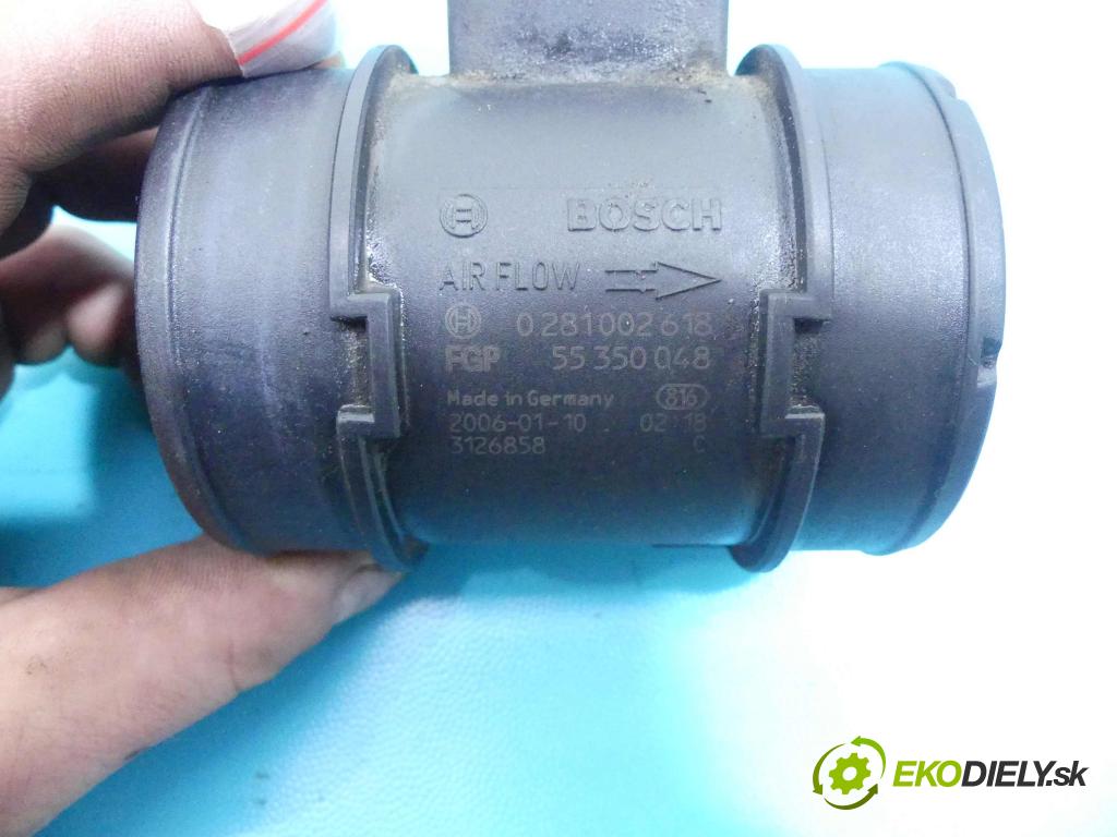 Saab 9-5 1.9 TiD 150 HP automatic 110 kW 1910 cm3 5- průtokoměr: 0281002618 (Váhy vzduchu)