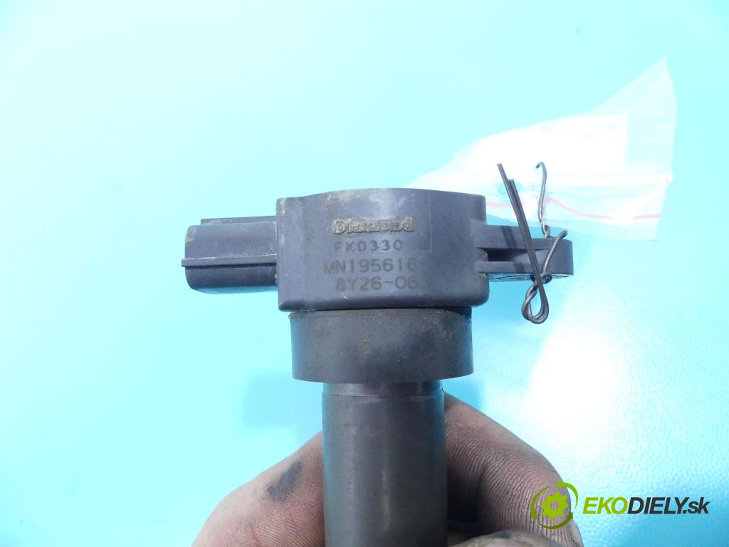 Mitsubishi Colt Z30 VI 2004-2012 1.1 12V 75 HP manual 55 kW 1124 cm3 5- cievka zapaľovacia FK0330 (Zapaľovacie cievky, moduly)