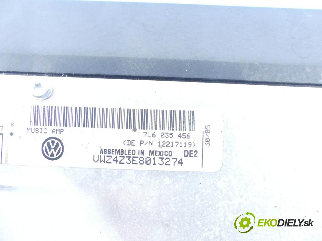 Vw Touareg I 2002-2010 4.2 V8 310HP automatic 228 kW 4172 cm3 5- Zesilovač: 7L6035456 (Zosilňovače)