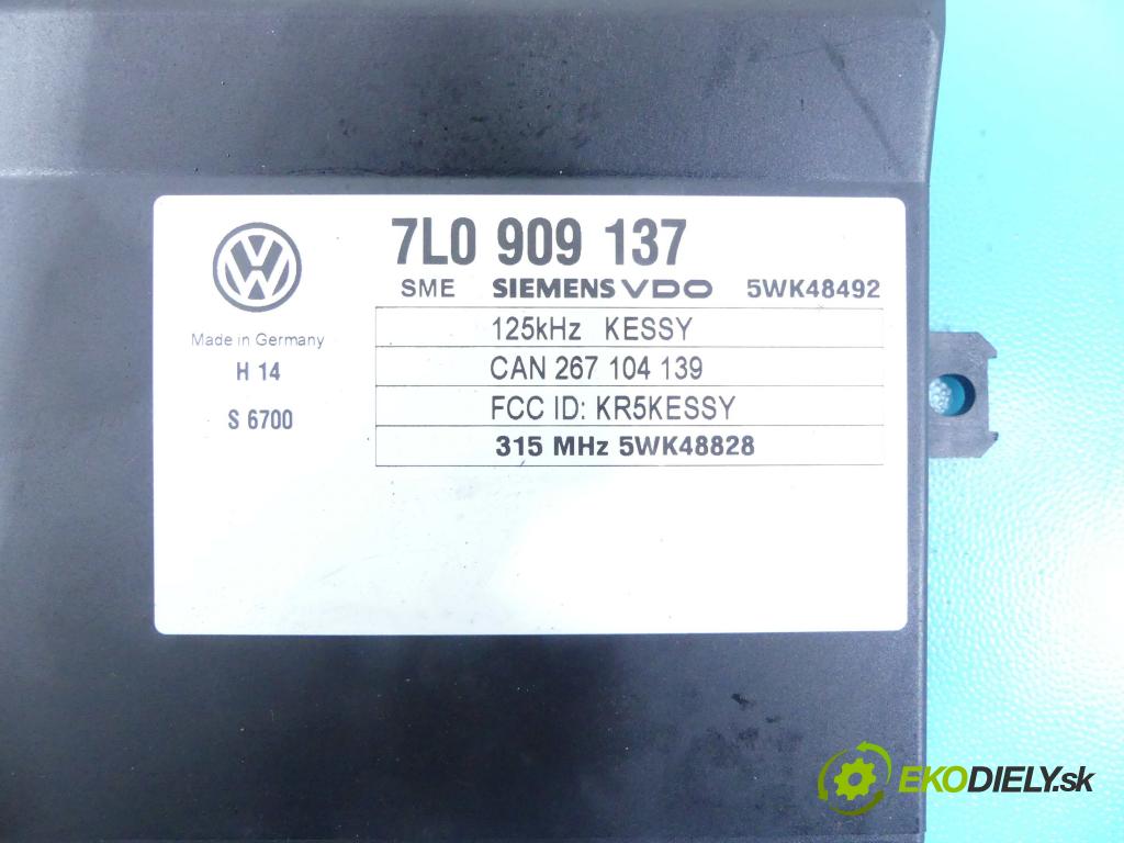 Vw Touareg I 2002-2010 4.2 B V8 310HP automatic 228 kW 4172 cm3 5- modul riadiaca jednotka 7L0909137 (Ostatné)