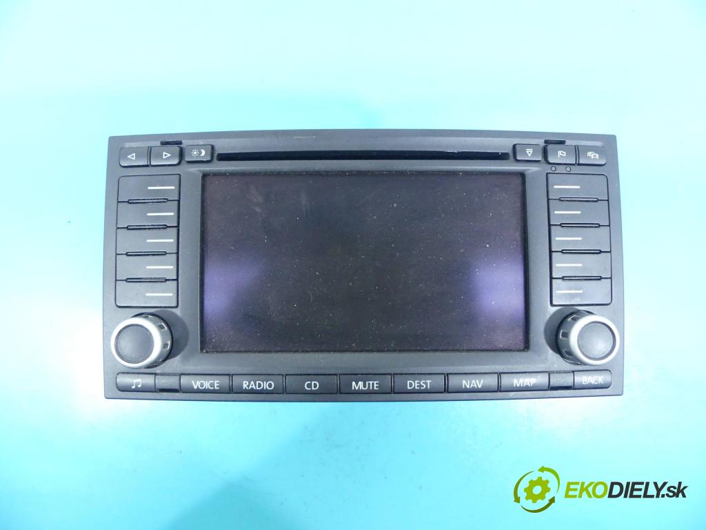 Vw Touareg I 2002-2010 4.2 B V8 310HP automatic 228 kW 4172 cm3 5- Radio továreň: 7L6035191Q