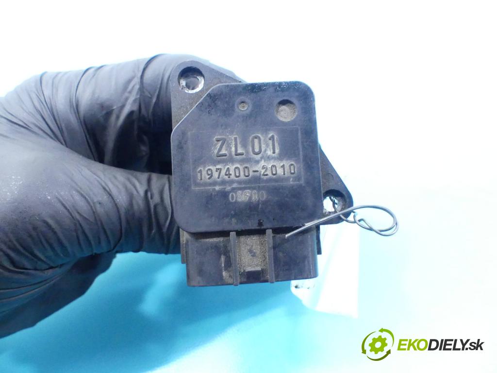 Mazda Mpv II 1999-2006 2.0 CITD 136 HP manual 100 kW 1998 cm3 5- průtokoměr: 197400-2010 (Váhy vzduchu)