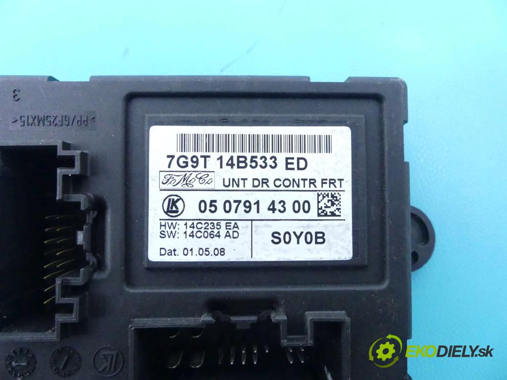 Ford S-max 1.8 tdci 125 HP manual 92 kW 1753 cm3 5- modul riadiaca jednotka 7G9T14B533ED (Ostatné)