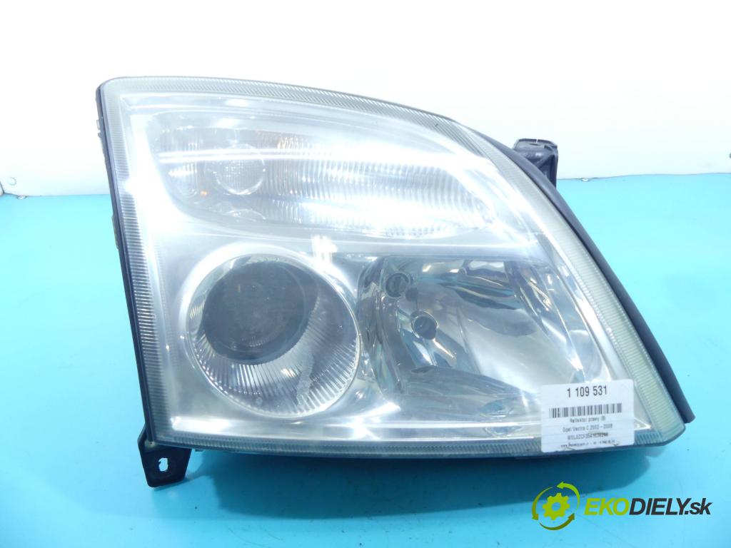 Opel Vectra C 2002-2008 2.0 T 175 HP manual 129 kW 1998 cm3 5- Reflektor: pravý  (Pravé)