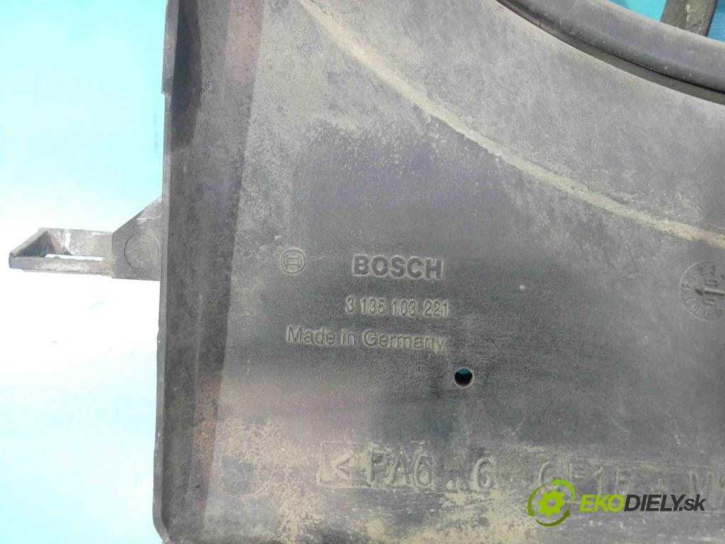 Opel Vectra C 2002-2008 2.0 T 175 HP manual 129 kW 1998 cm3 5- Ventilátor chladiča 3135103221