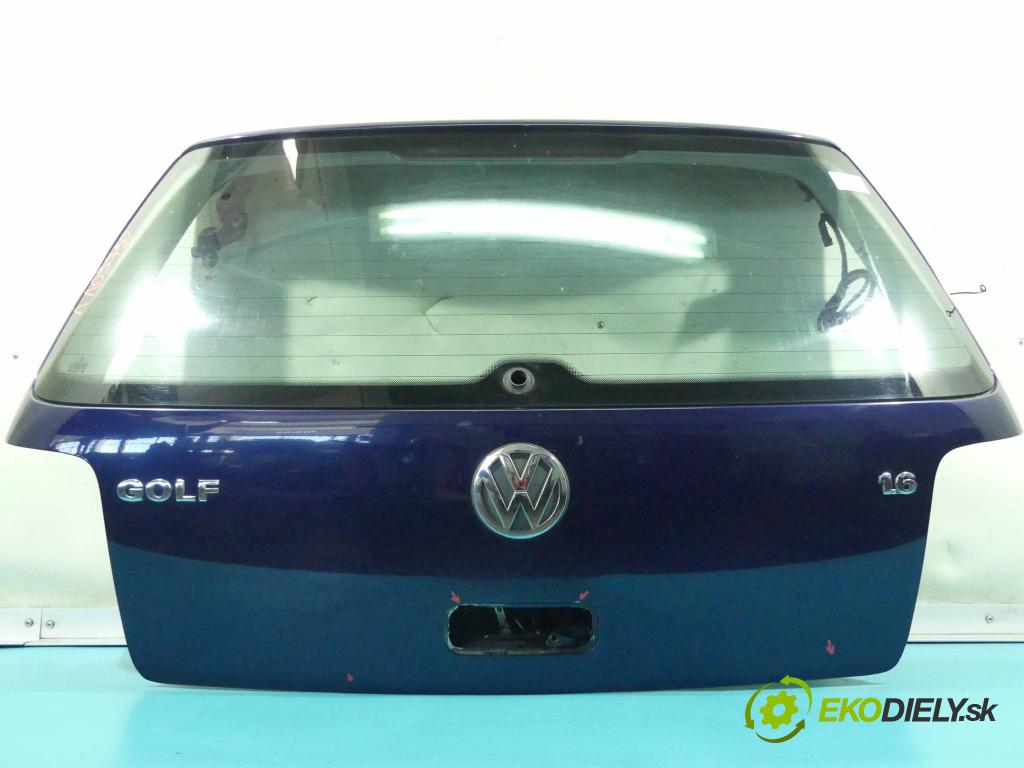 Vw Golf IV 1997-2003 1.6 SR 101 hp manual 74 kW 1595 cm3 5- zadní kufrové dveře  (Zadní kapoty)
