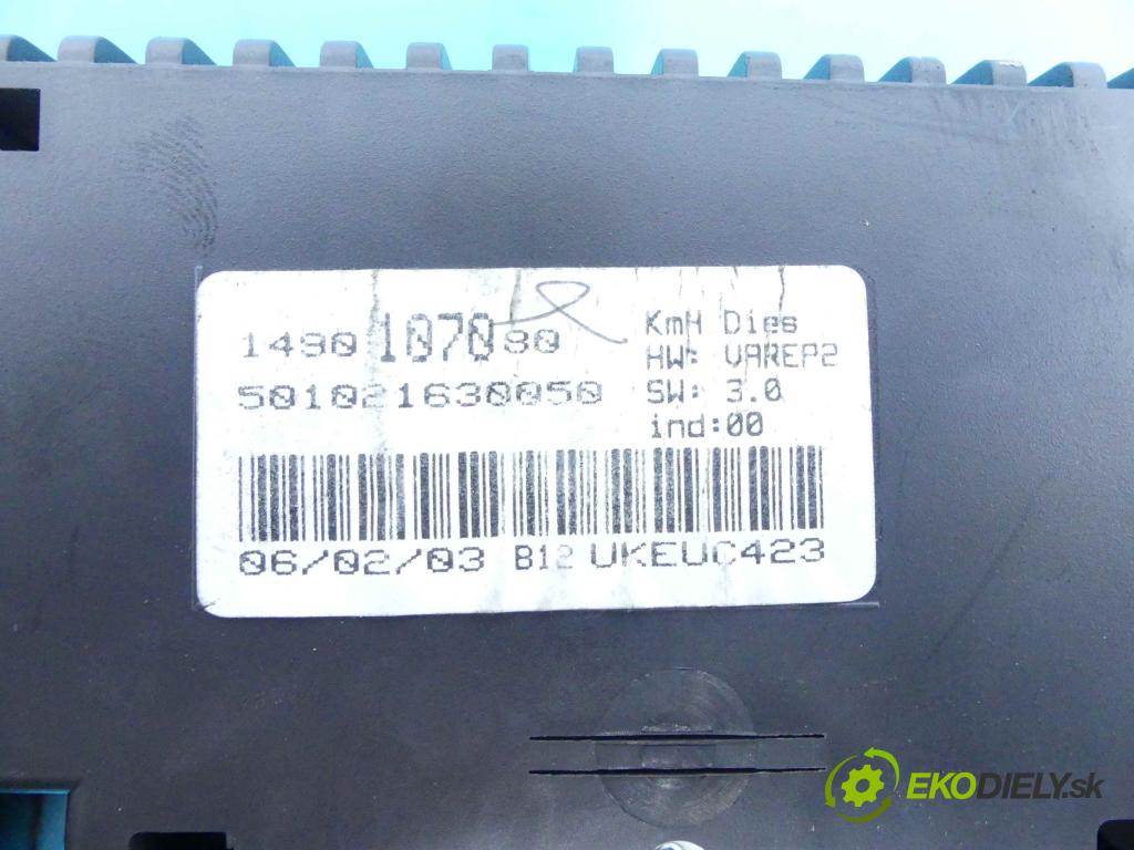 Citroen C8 2002-2014 2.0 hdi 109 HP manual 80 kW 1997 cm3 5- prístrojovka/ budíky 501021630050 (Prístrojové dosky, displeje)