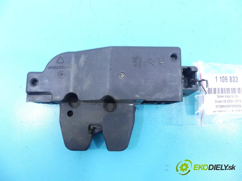 Citroen C8 2002-2014 2.0 hdi 109 hp manual 80 kW 1997 cm3 5- zámek kufrových dveří zadní 9646091580