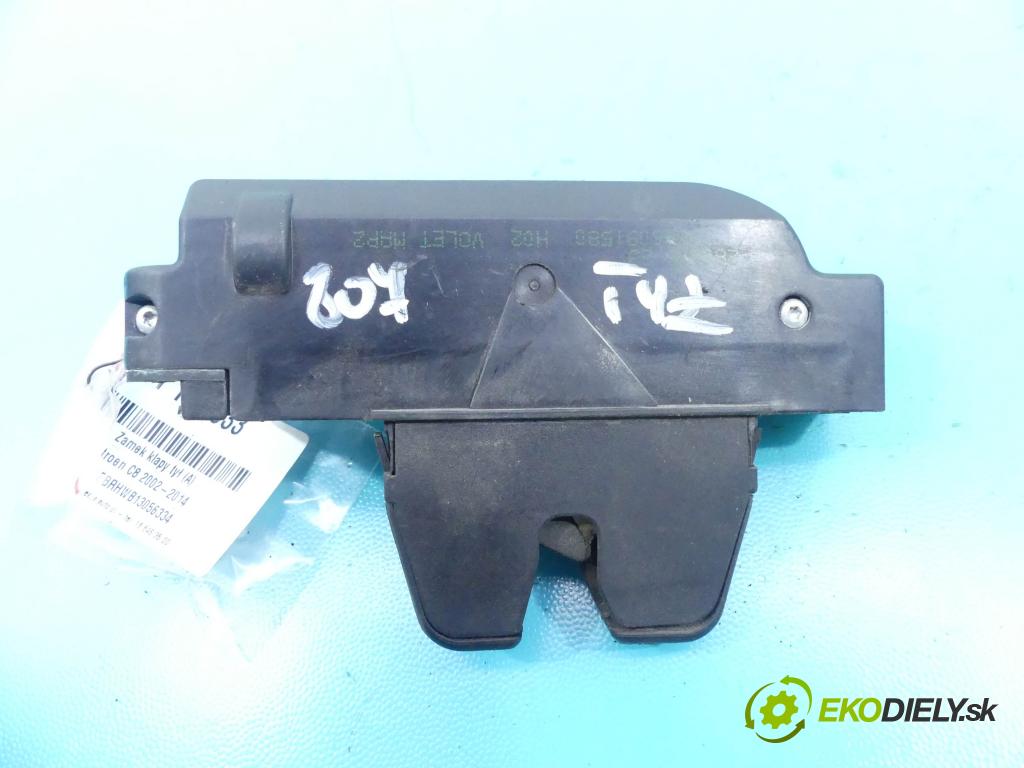 Citroen C8 2002-2014 2.0 hdi 109 hp manual 80 kW 1997 cm3 5- zámek kufrových dveří zadní 9646091580