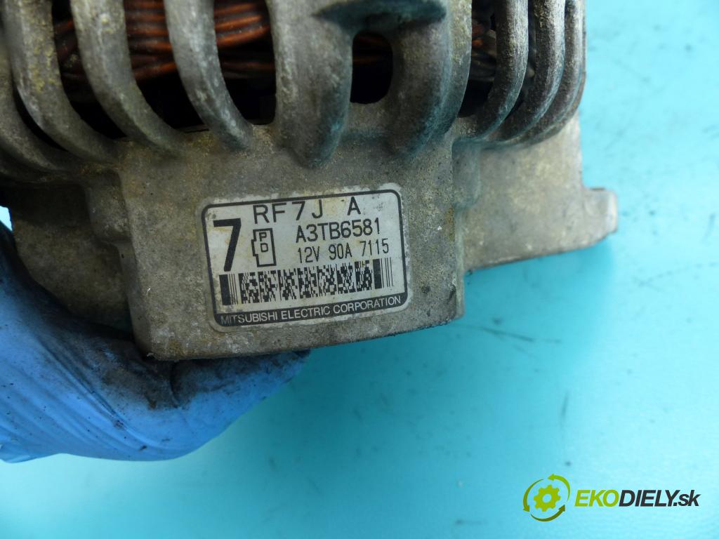 Mazda 3 I BK 2003-2009 2.0 citd 143 HP manual 105 kW 1998 cm3 5- Alternator A3TB6581 (Alternátory)
