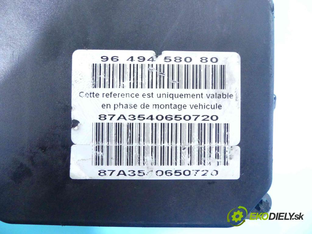 Peugeot 307 1.6 hdi 109 HP manual 80 kW 1560 cm3 5- čerpadlo abs 0265950368 (Pumpy ABS)