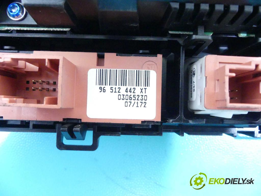 Peugeot 407 2.0 16v 140 HP manual 103 kW 1997 cm3 4- panel kúrenia 96491577XT