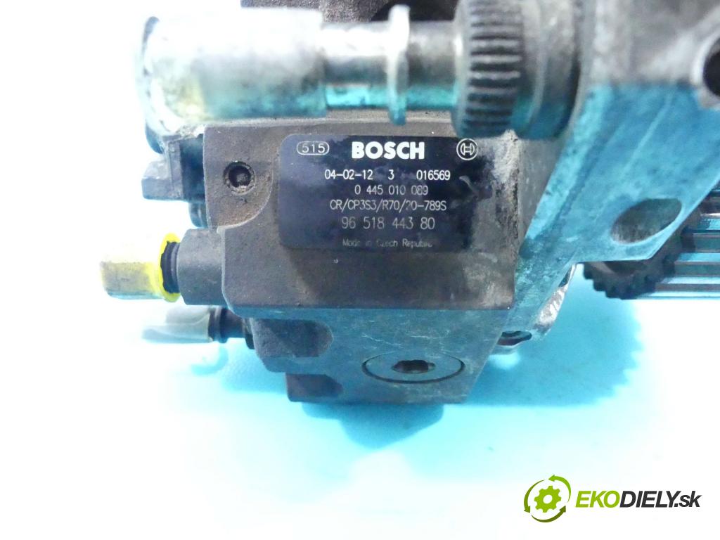 Peugeot 307 1.6 hdi 109 HP manual 80 kW 1560 cm3 5- čerpadlo vstrekovacia 0445010089 (Vstrekovacie čerpadlá)