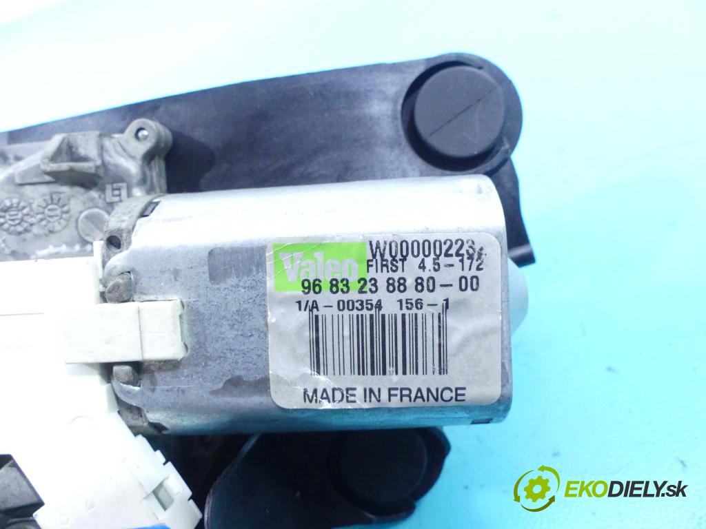 Citroen C3 Picasso 2008-2017 1.6 hdi 92 hp manual 68 kW 1560 cm3 5- motor stěrače zadní 9683238880-00