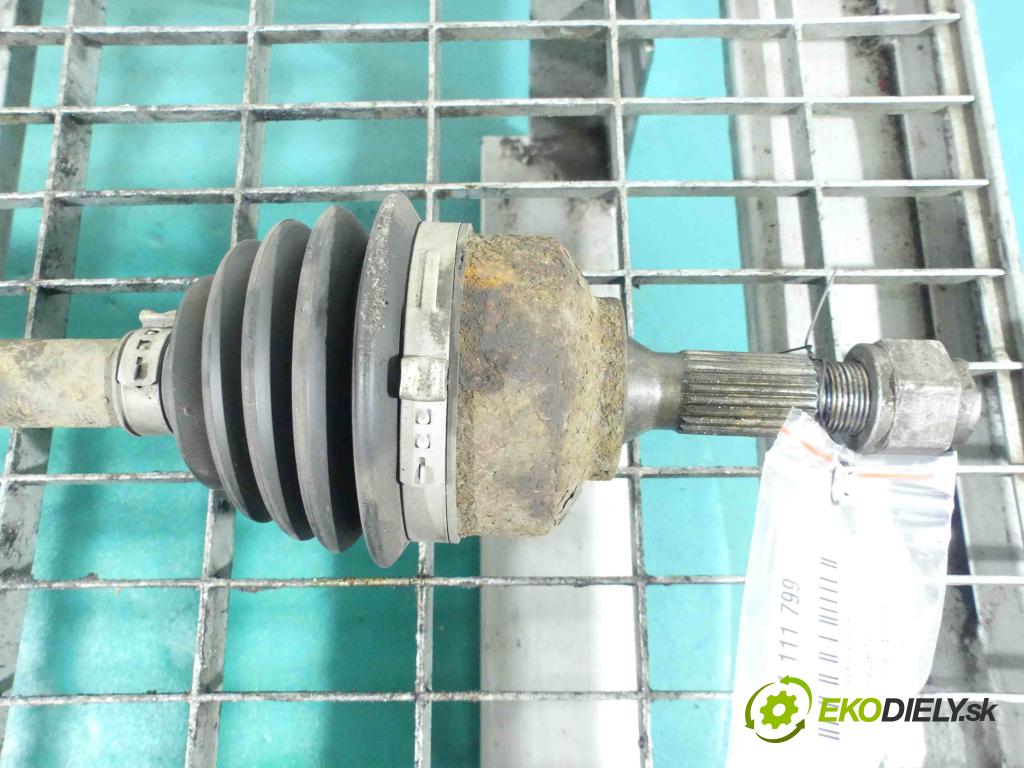 Peugeot 207 1.4 16v 95 HP manual 70 kW 1397 cm3 3- poloos ľavé  (Poloosy)