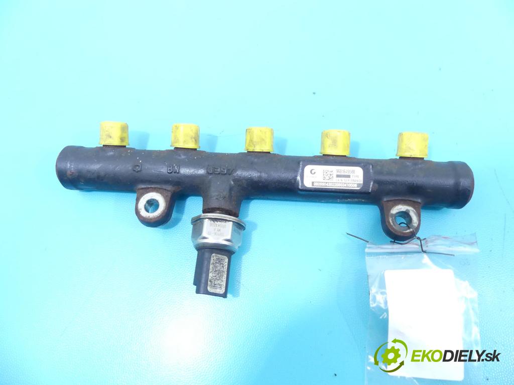 Ford S-max 2.0 tdci 140 HP manual 103 kW 1997 cm3 5- lišta vstrekovacia 9681649580 (Vstrekovacie lišty)