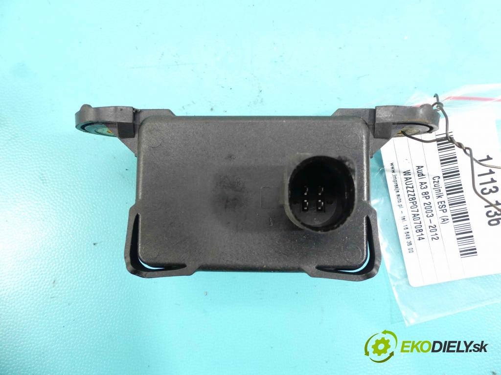 Audi A3 8P 2003-2012 1.9 tdi 105 hp manual 77 kW 1896 cm3 5- snímač ESP 7H0907655A