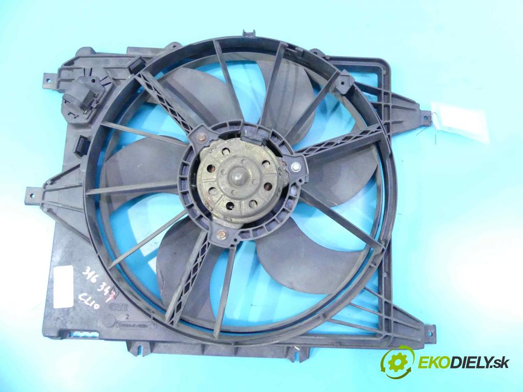 Renault Clio II 1998-2012 1.6b 107 HP manual 79 kW 1598 cm3 5- Ventilátor chladiča 7700428659