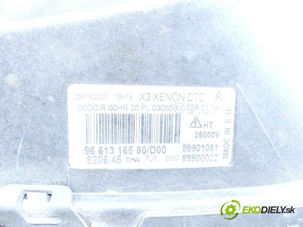 Citroen C5 I 2001-2008 2.0 hdi 136 HP manual 100 kW 1997 cm3 5- Reflektor: pravý 9661316580 (Pravé)