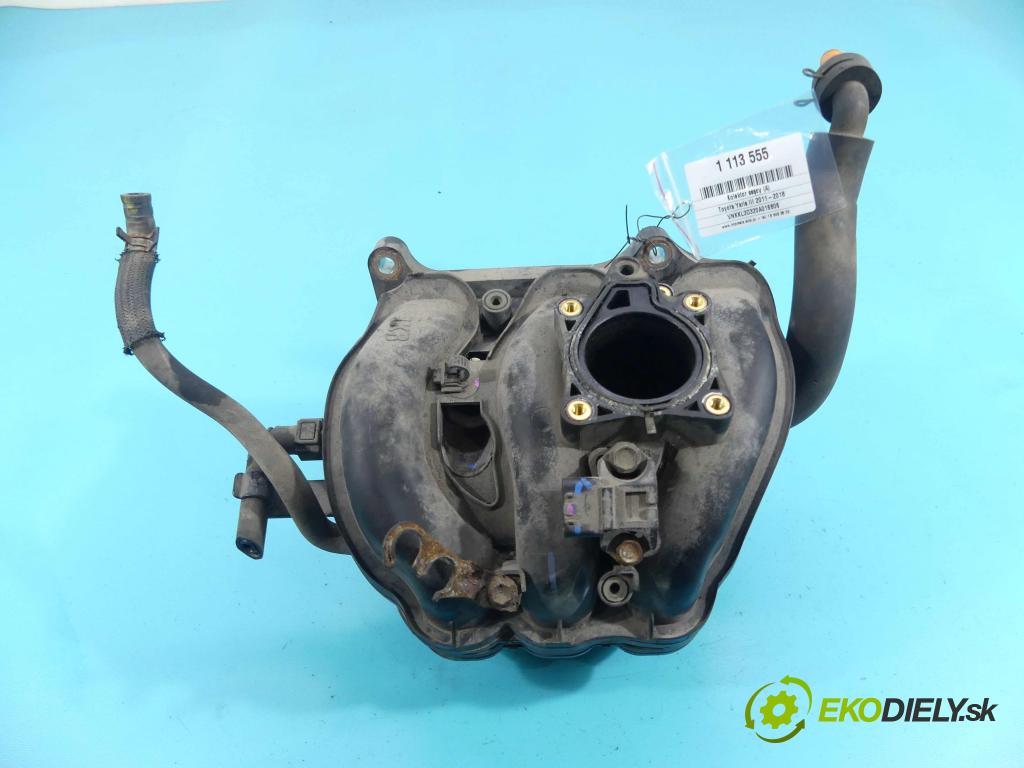 Toyota Yaris III 2011-2018 1.0 vvti 69KM manual 51 kW 998 cm3 5- zvod nasávací  (Sacie potrubia)