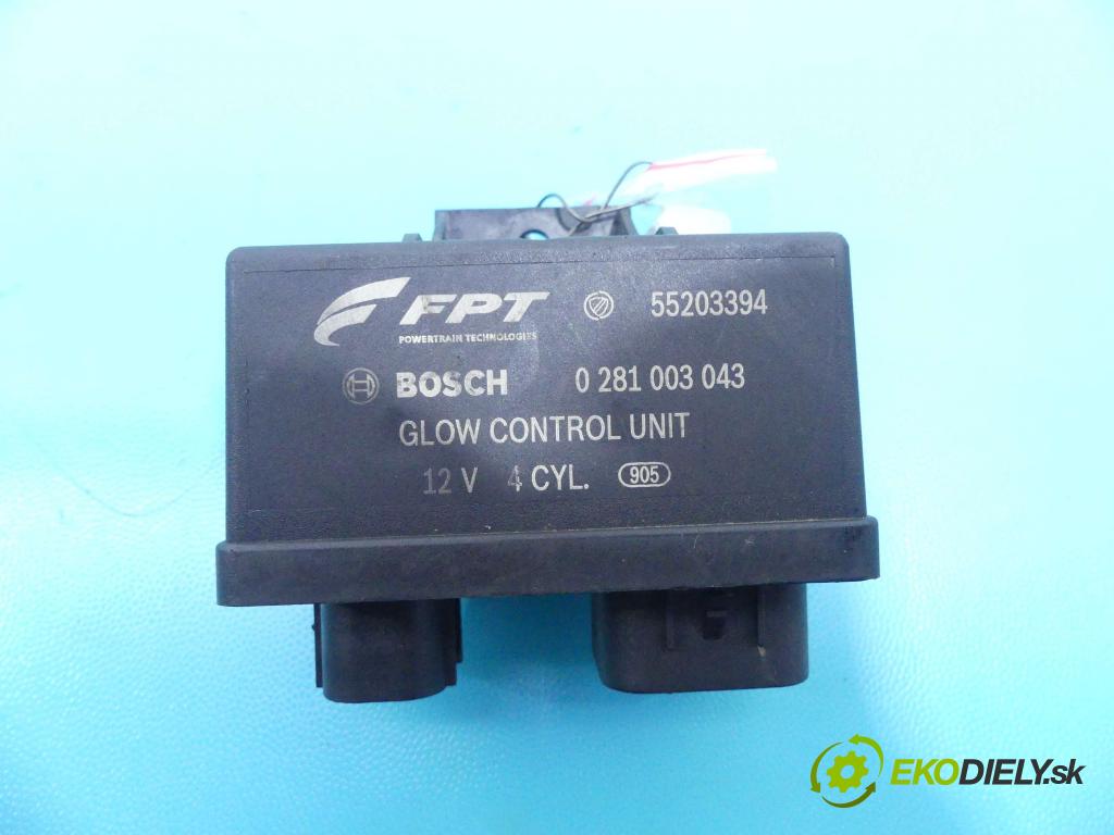 Suzuki Sx4 2.0 DDIS 135 HP manual 99,2 kW 1956 cm3 5- Relé: 0281003043 (Relé)