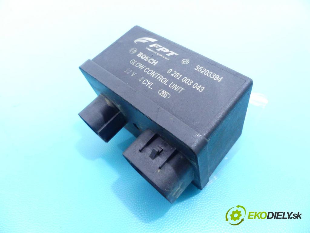 Suzuki Sx4 2.0 DDIS 135 HP manual 99,2 kW 1956 cm3 5- Relé: 0281003043 (Relé)