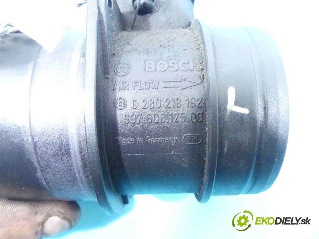 Porsche Cayenne I 2002-2010 4.8 V8 Turbo 500KM automatic 368 kW 4806 cm3 5- průtokoměr: 0280218192 (Váhy vzduchu)