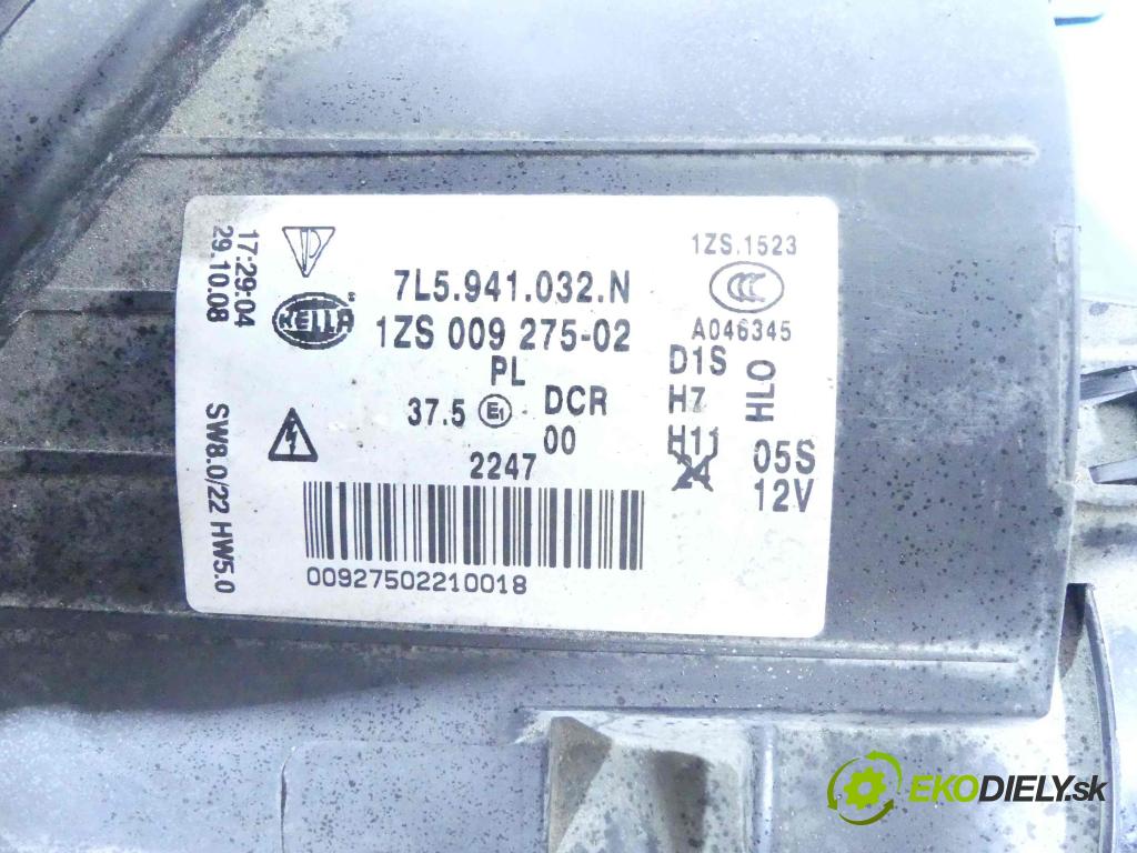 Porsche Cayenne I 2002-2010 4.8 V8 Turbo 500KM automatic 368 kW 4806 cm3 5- Reflektor: pravý 7L5941032N (Pravé)