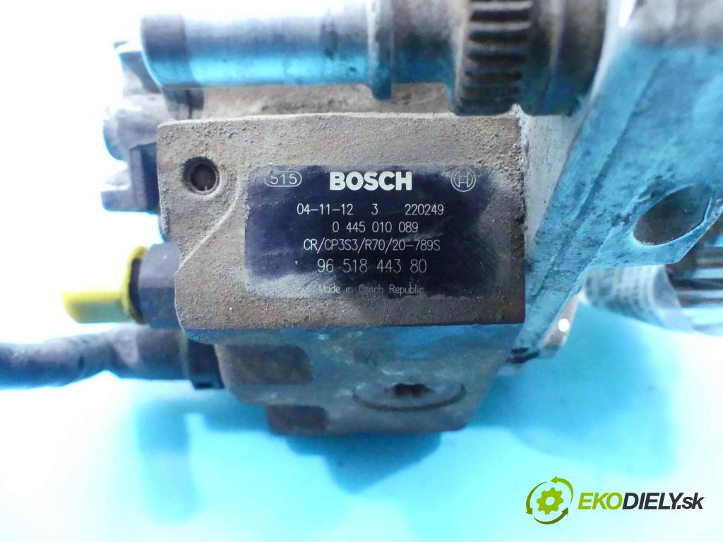 Mazda 3 I BK 2003-2009 1.6 citd 109 HP manual 80 kW 1560 cm3 5- čerpadlo vstrekovacia 0445010089 (Vstrekovacie čerpadlá)