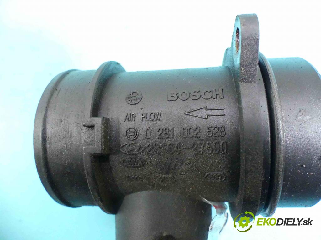 Hyundai Matrix 1.5 crdi 82 HP manual 60 kW 1493 cm3 5- průtokoměr: 0281002528 (Váhy vzduchu)