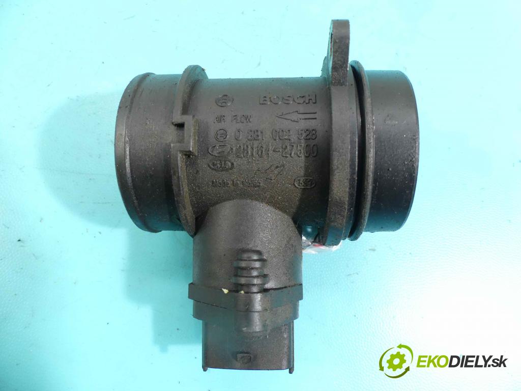 Hyundai Matrix 1.5 crdi 82 HP manual 60 kW 1493 cm3 5- průtokoměr: 0281002528 (Váhy vzduchu)