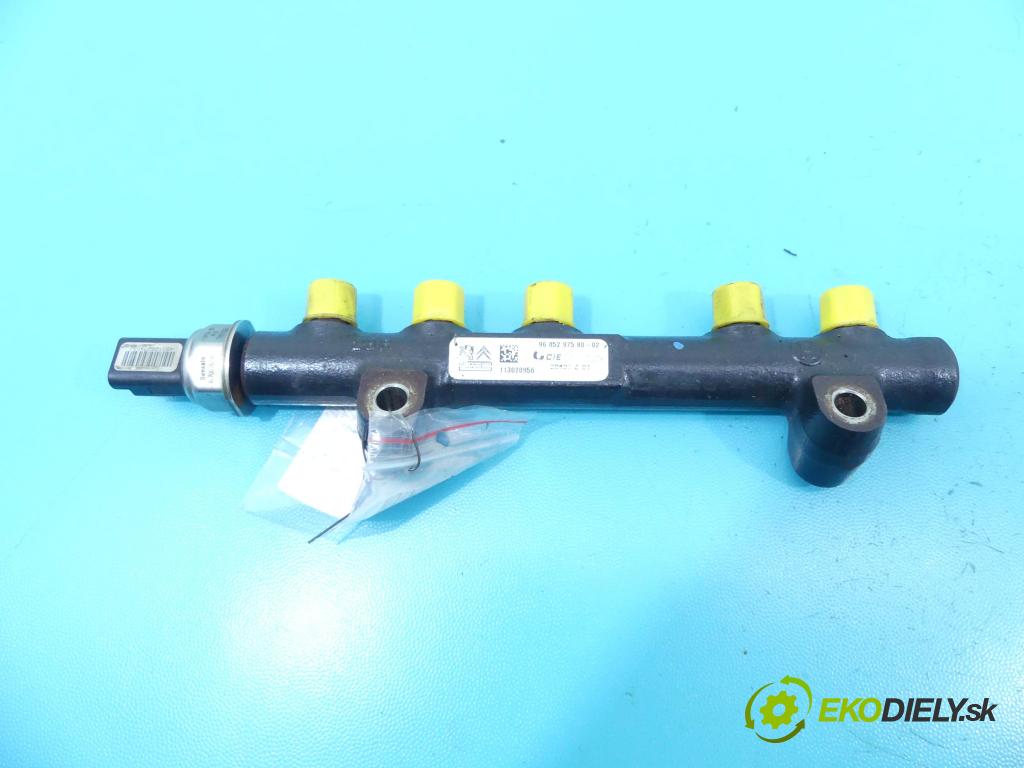 Peugeot 308 I 2007-2013 1.6 hdi 111KM manual 82 kW 1560 cm3 5- lišta vstrekovacia 9685297580 (Vstrekovacie lišty)