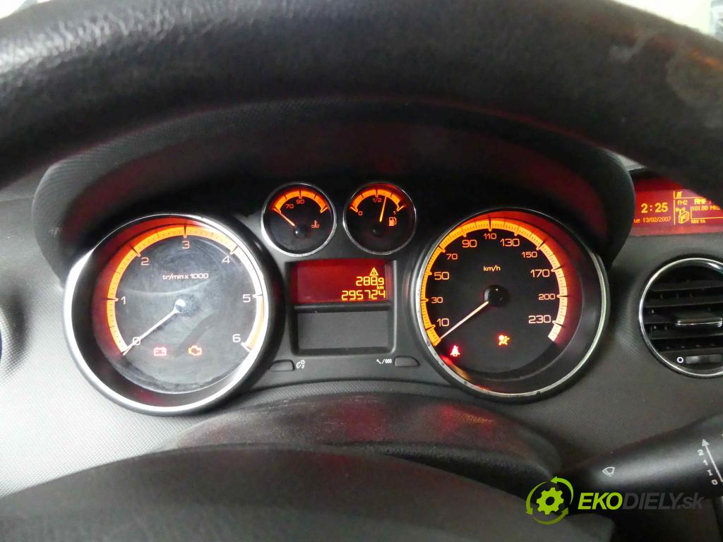 Peugeot 308 I 2007-2013 1.6 hdi 111KM manual 82 kW 1560 cm3 5- prístrojovka/ budíky 9666649080 (Prístrojové dosky, displeje)